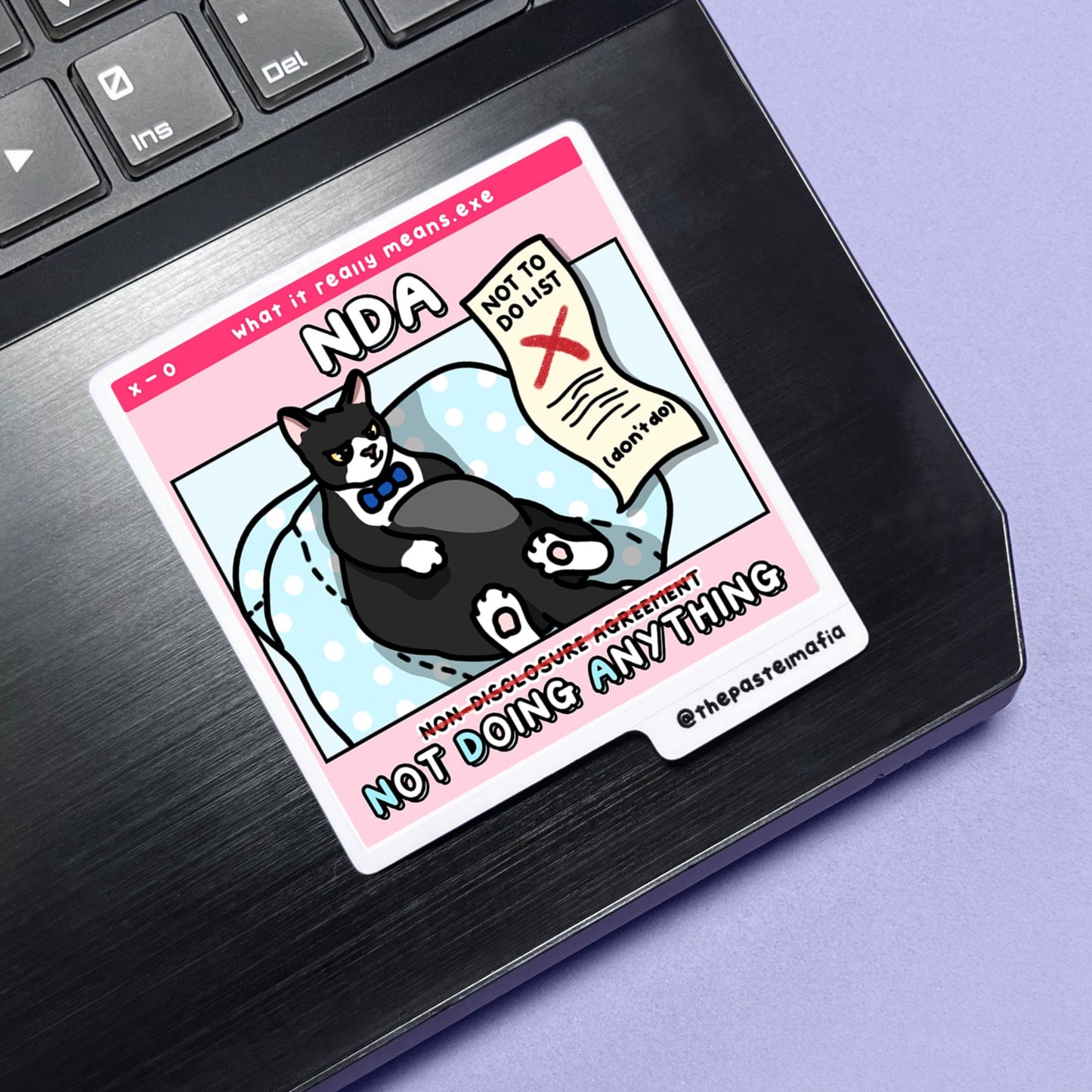 (limited) "NDA" sticker