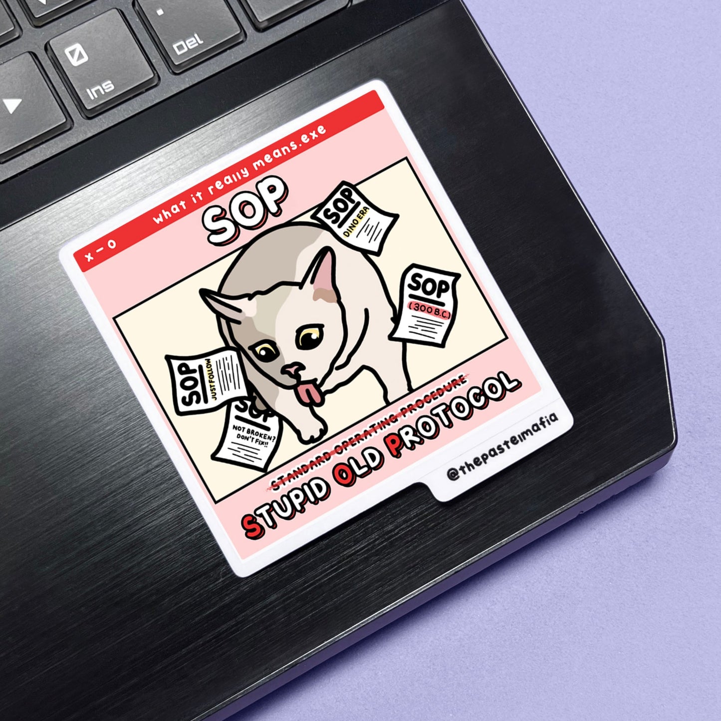 (limited) "SOP" sticker