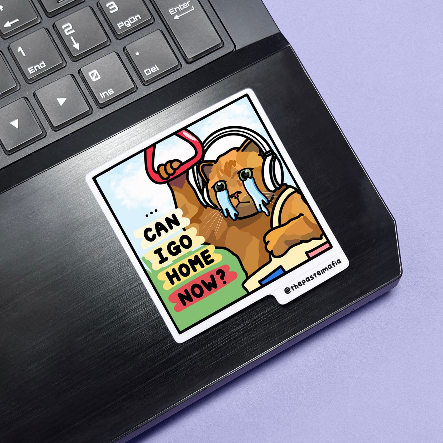 "can i go home now" sticker