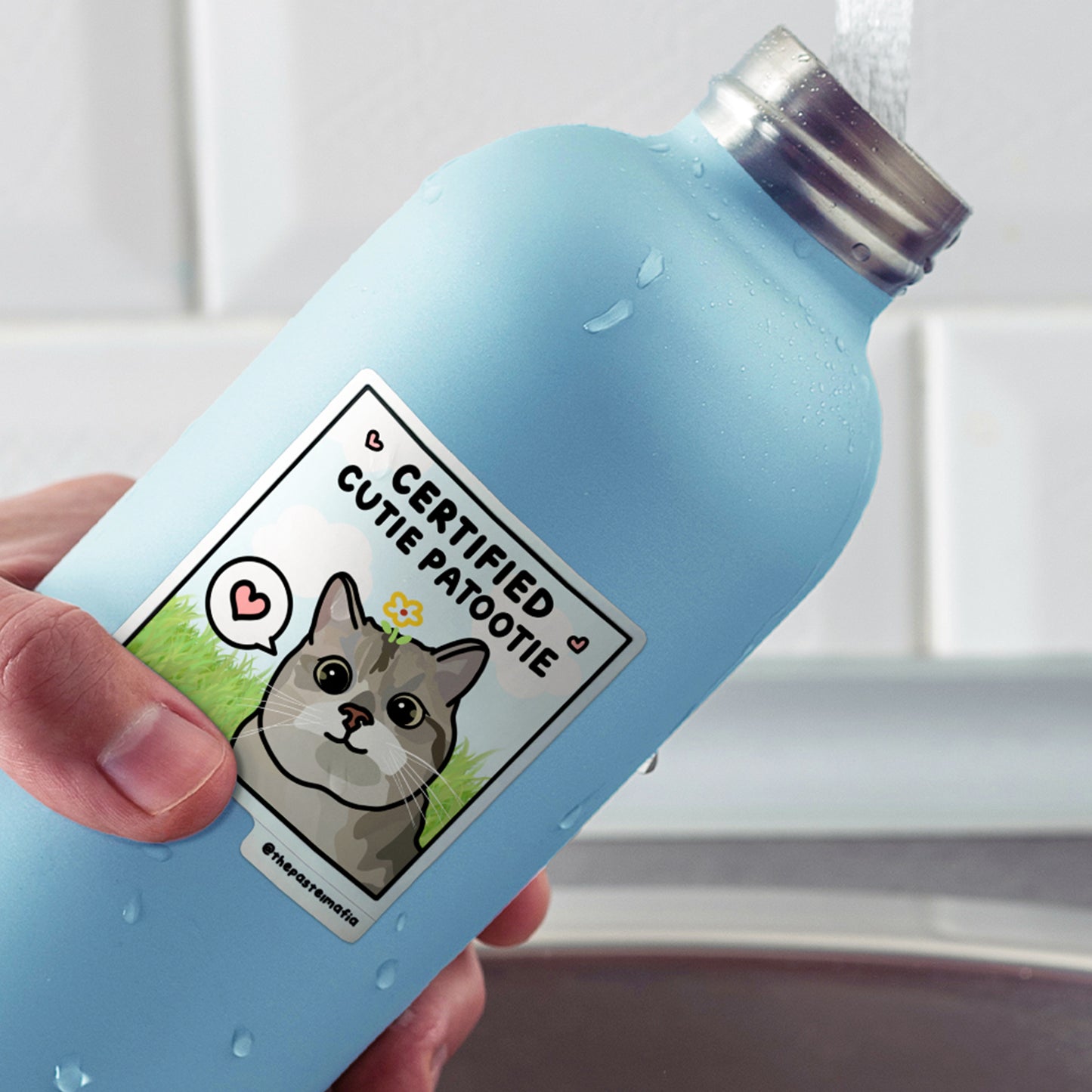 "certified cutie patootie" sticker