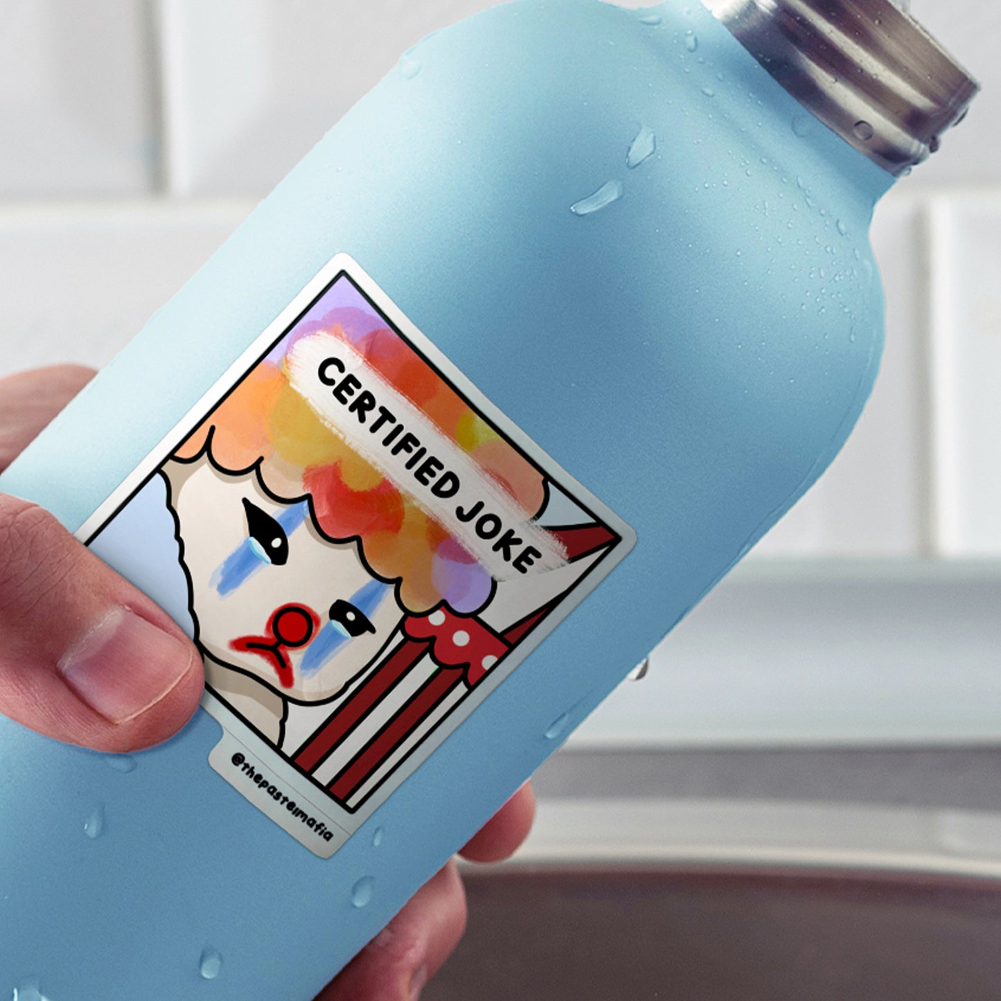 "certified joke" sticker