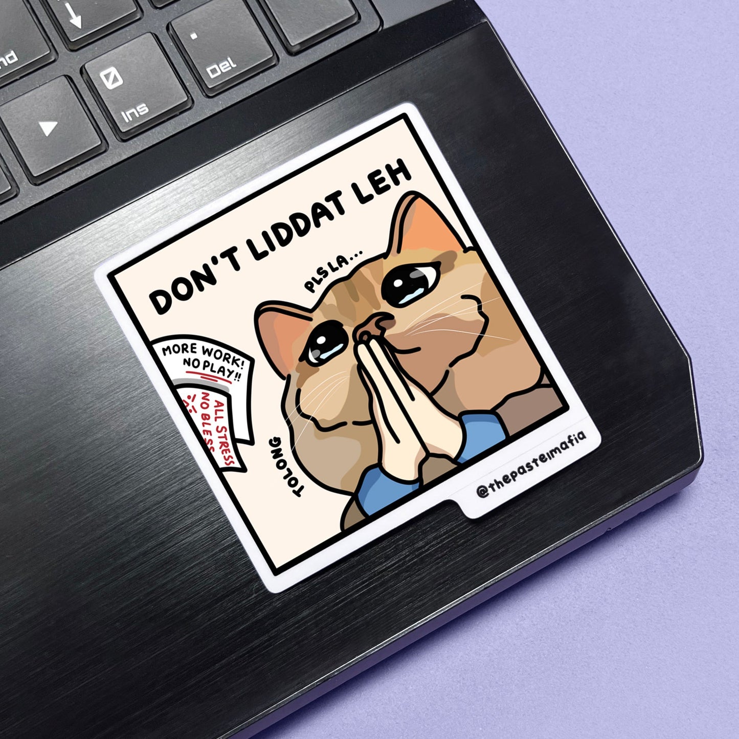 "don't liddat leh" sticker
