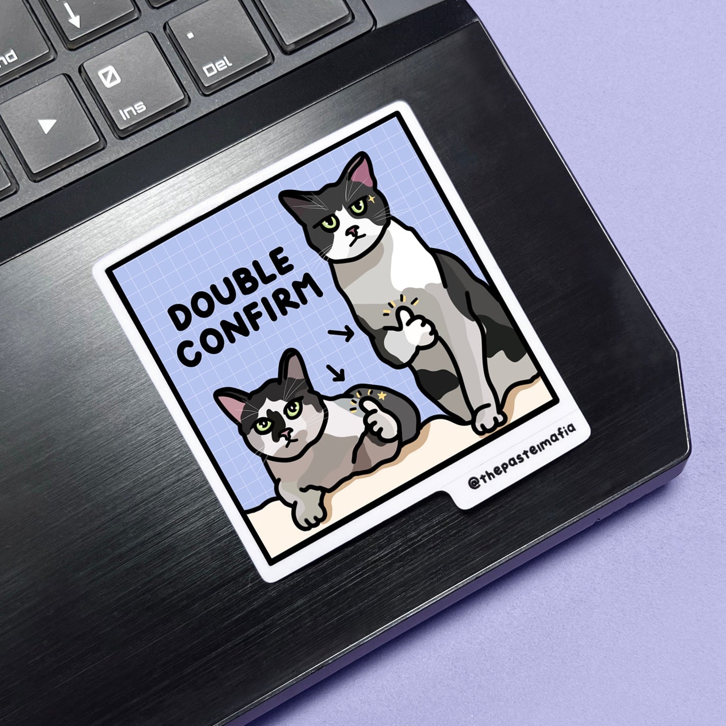 "double confirm" sticker