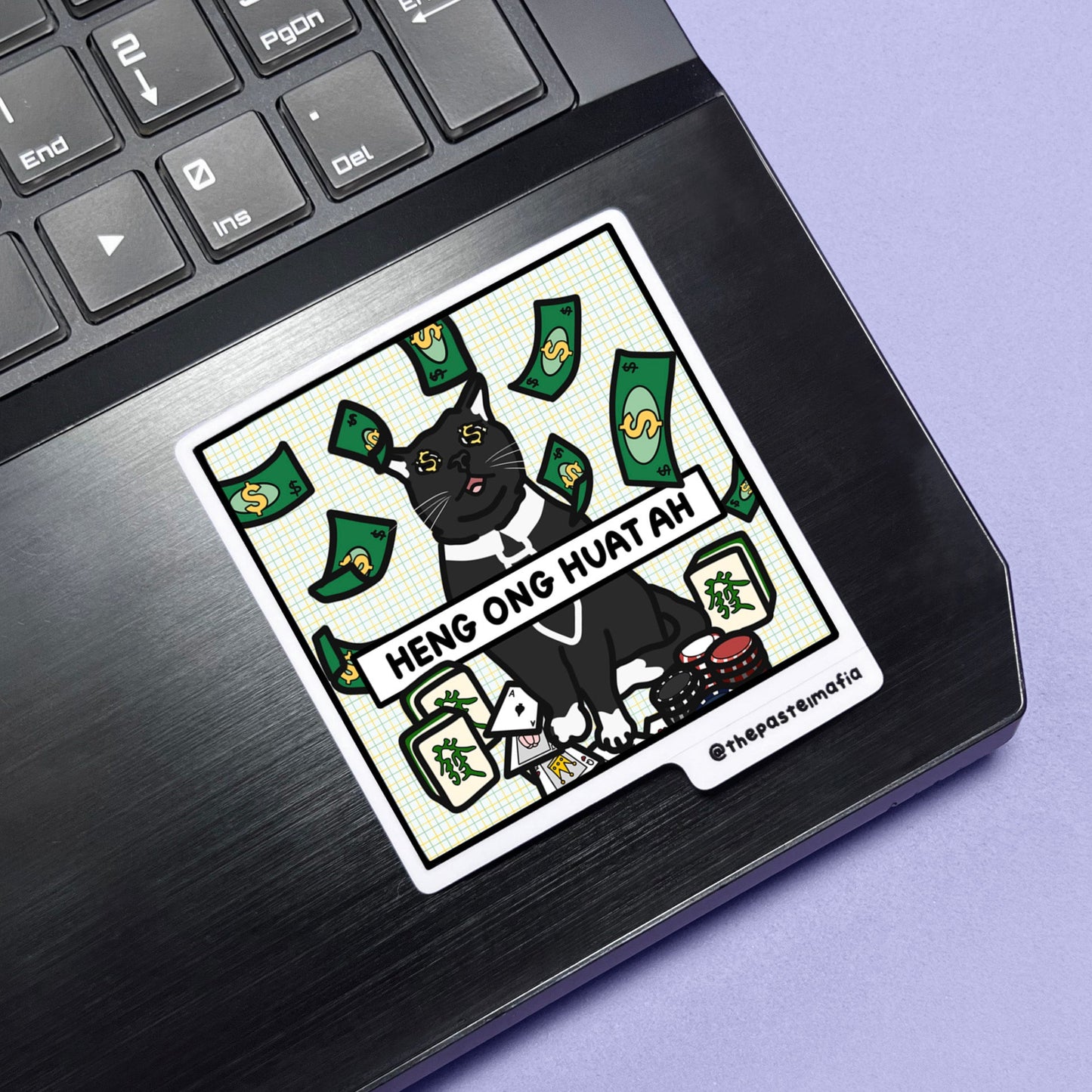 "heng ong huat ah" sticker