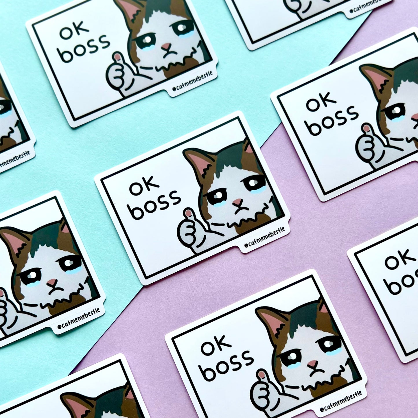 "ok boss" sticker