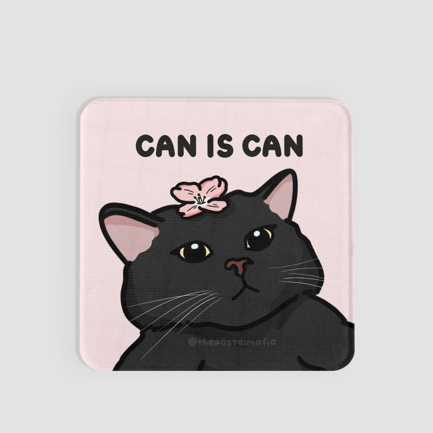 "can is can, but how can?" lenticular sticker