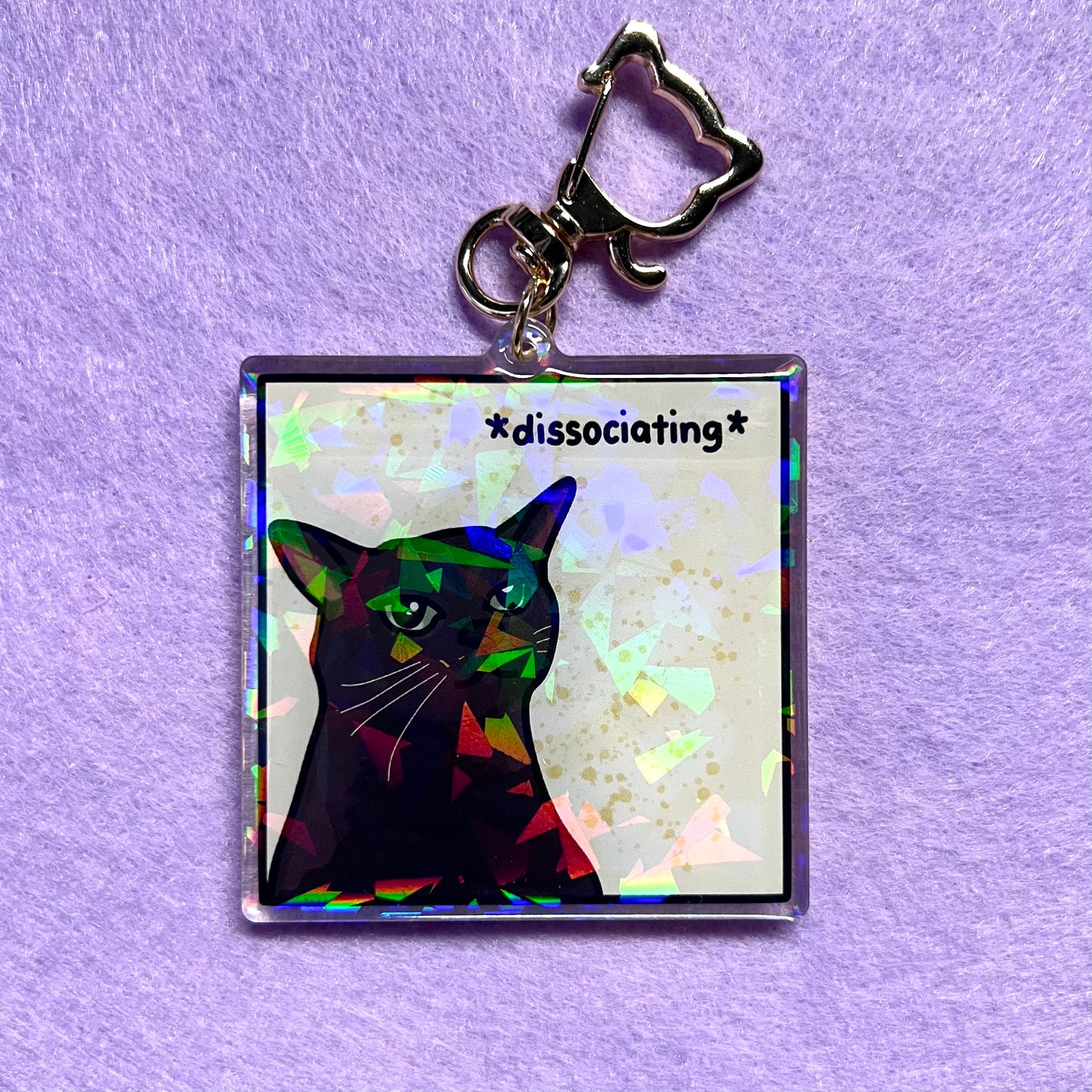 "dissociating" keychain