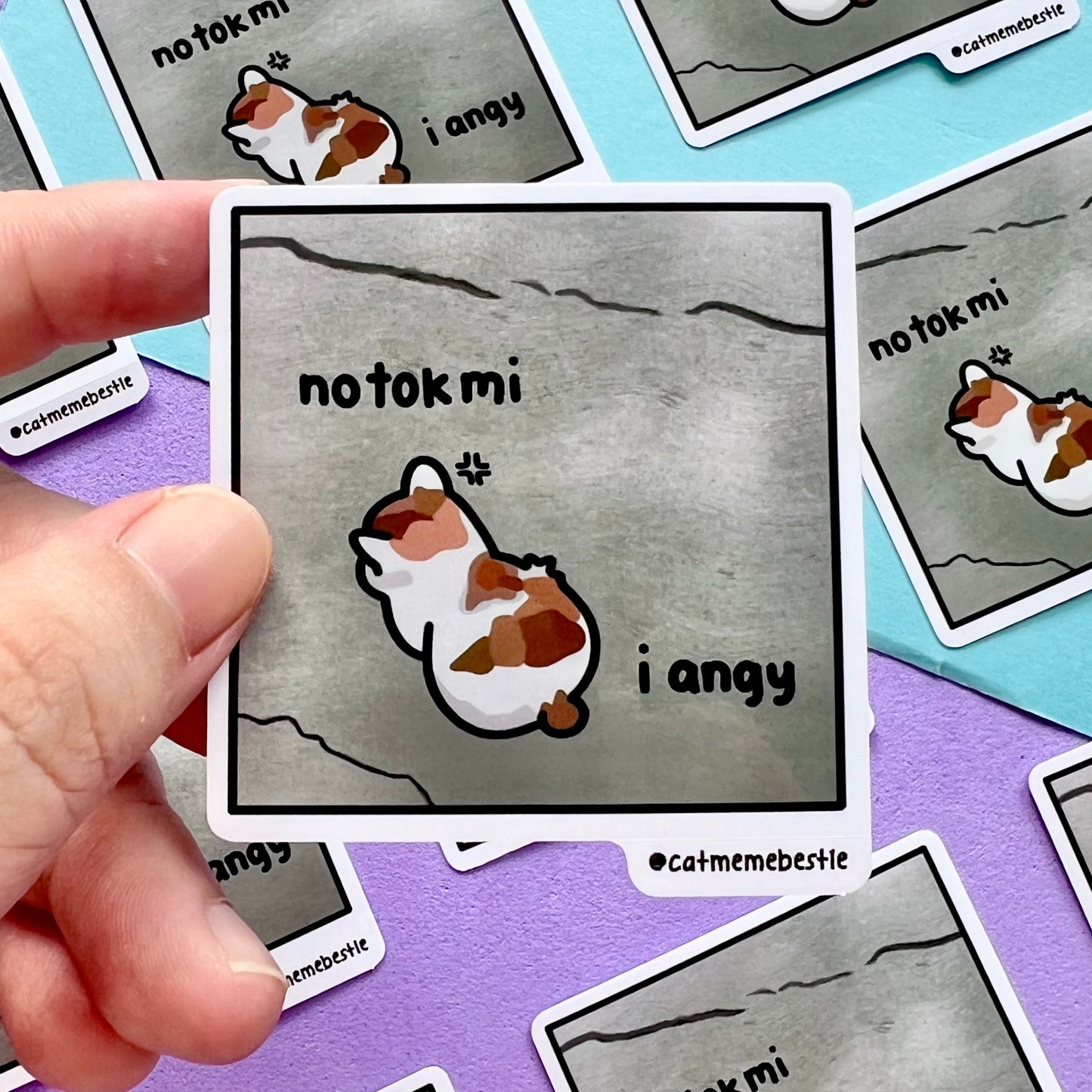 "no tok i angy" sticker