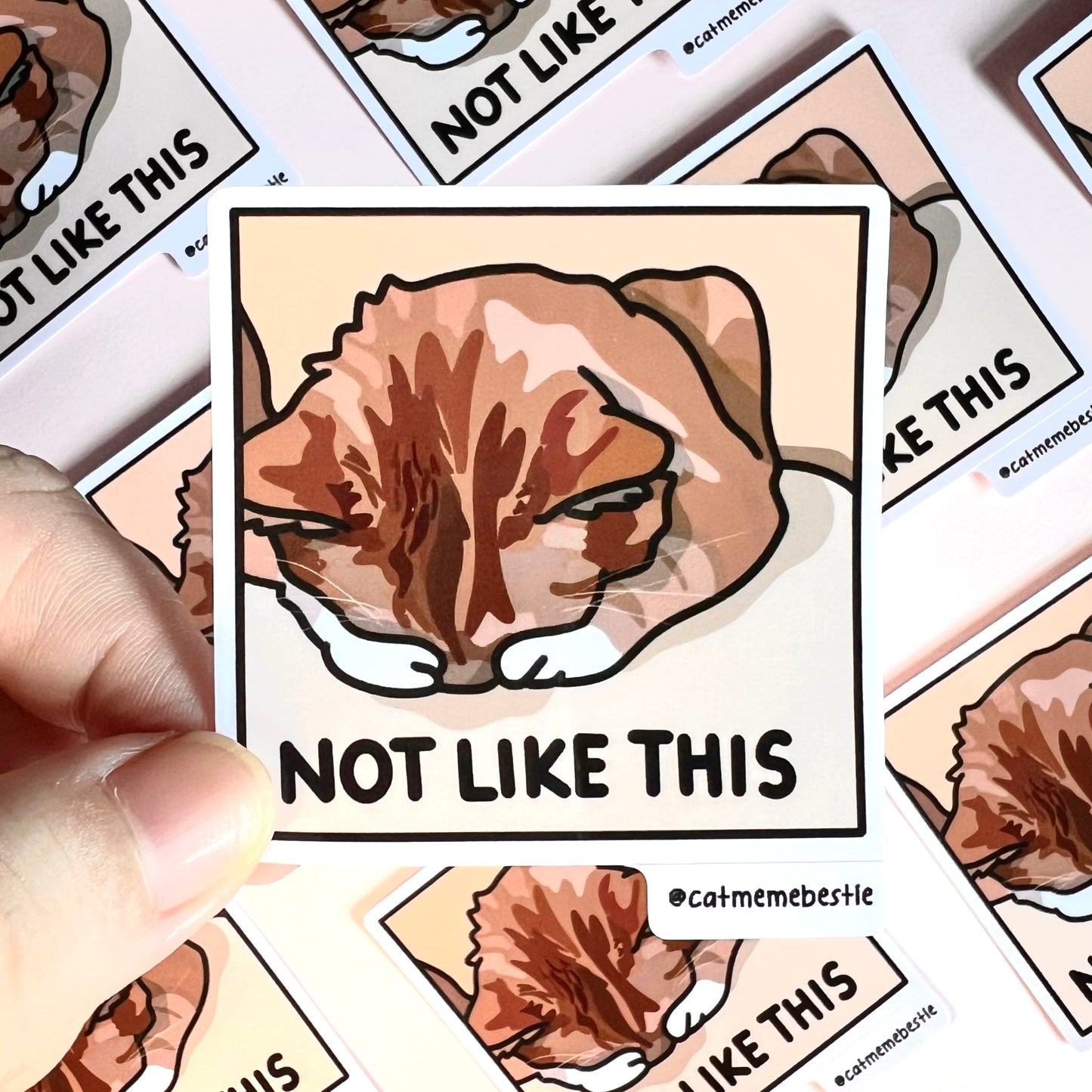 "not like this" sticker