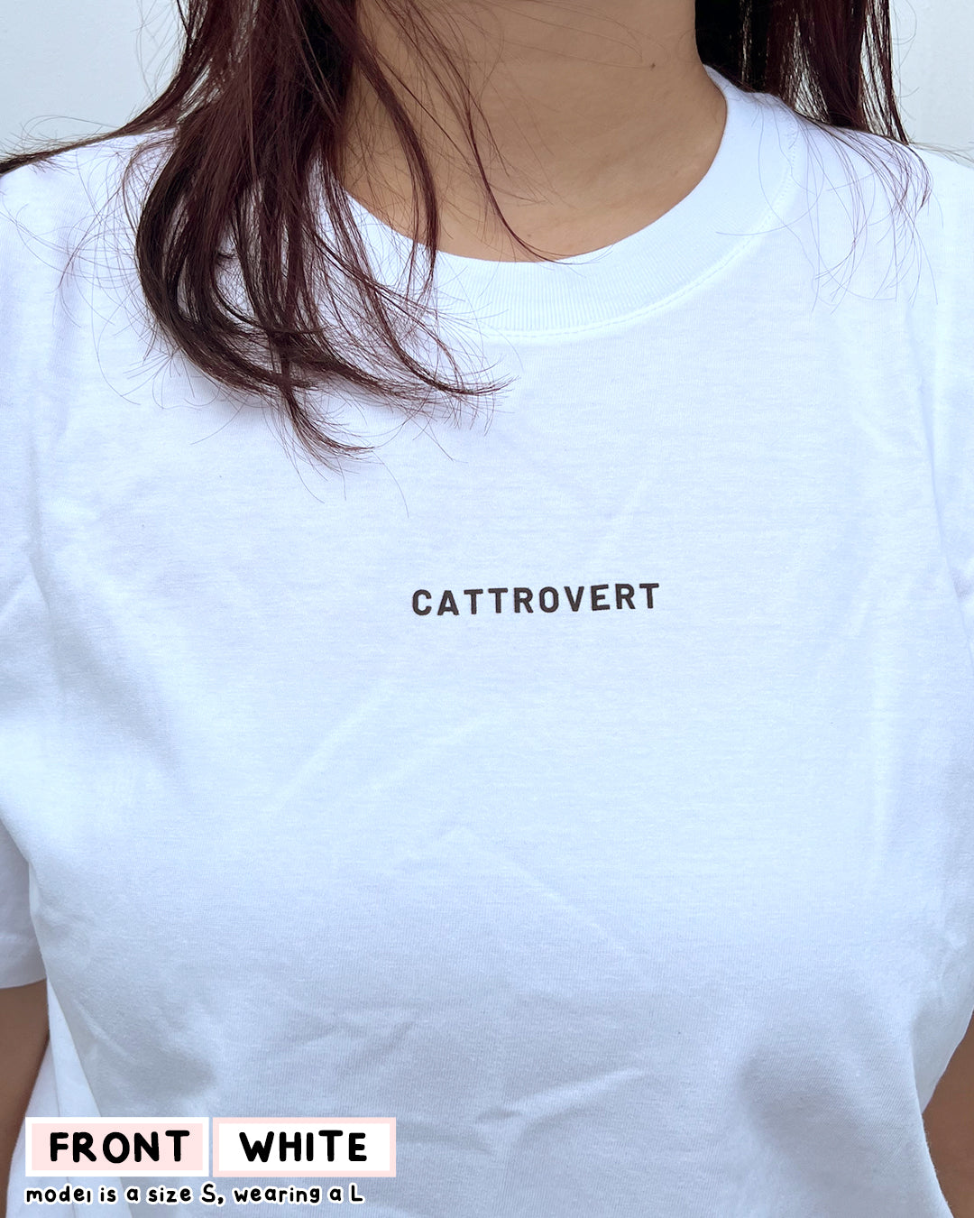 (limited) "cattrovert" cat meme graphic t-shirt