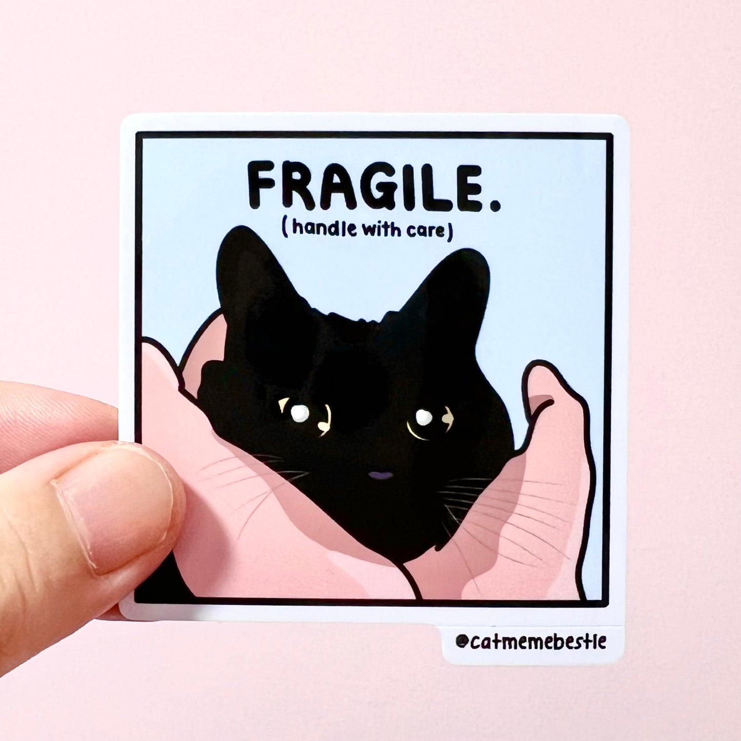 "fragile" sticker