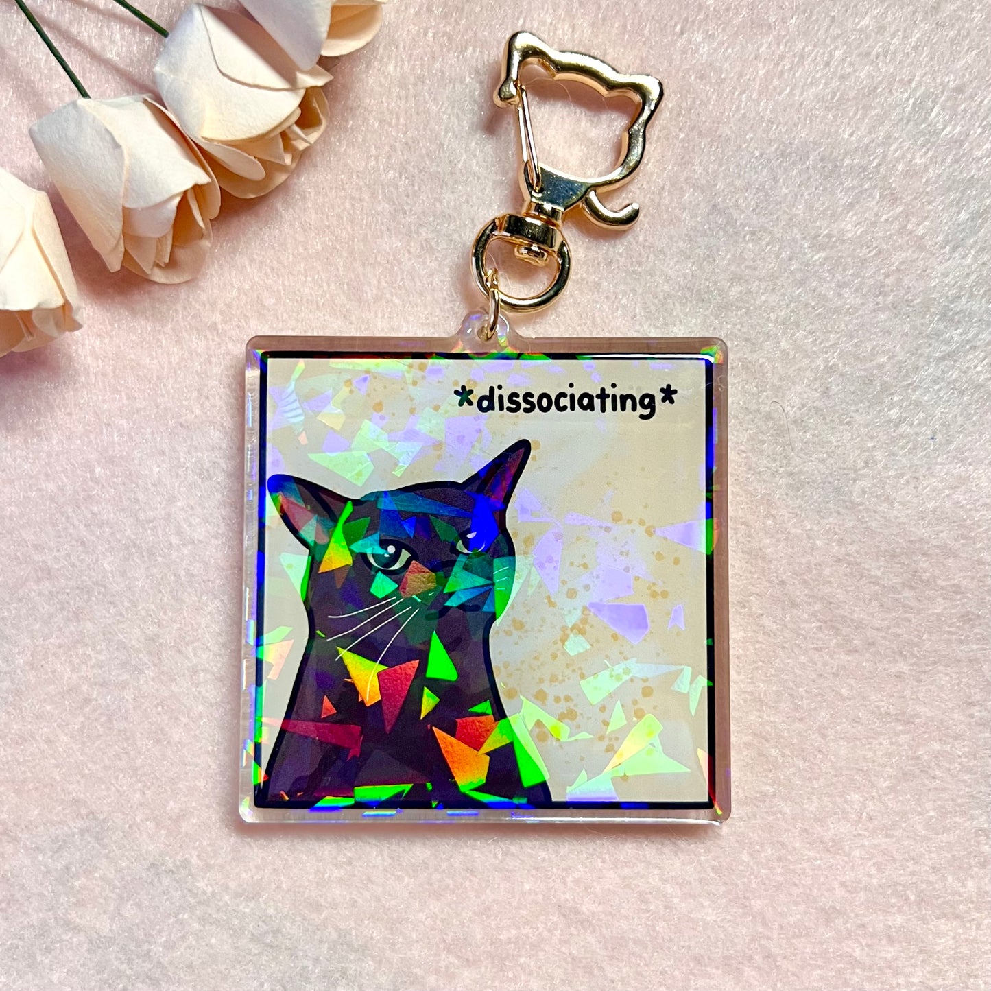 "dissociating" keychain