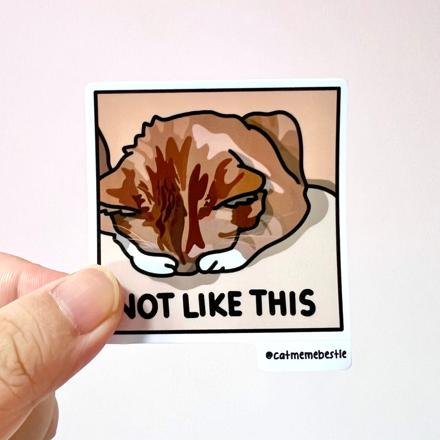 "not like this" sticker