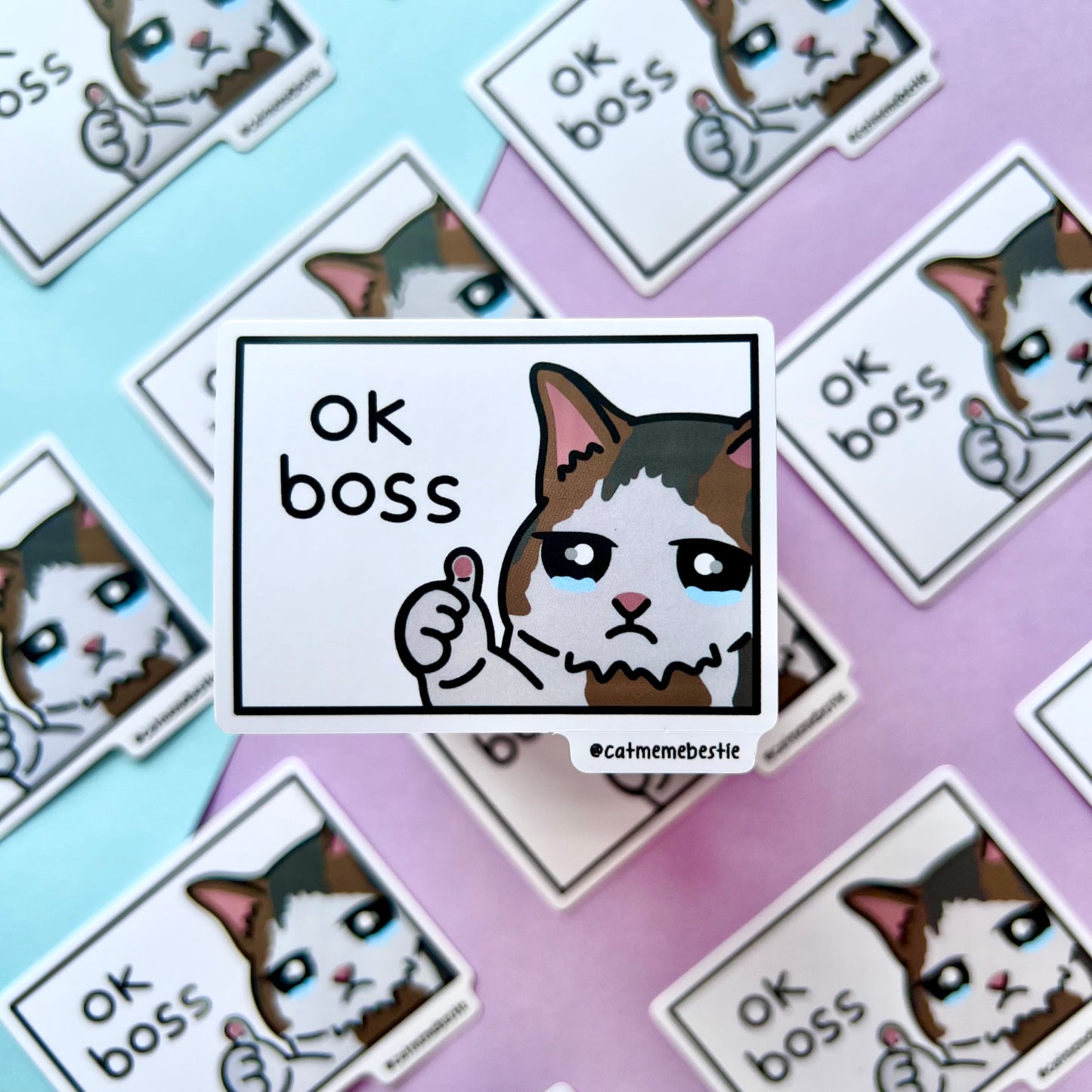 "ok boss" sticker