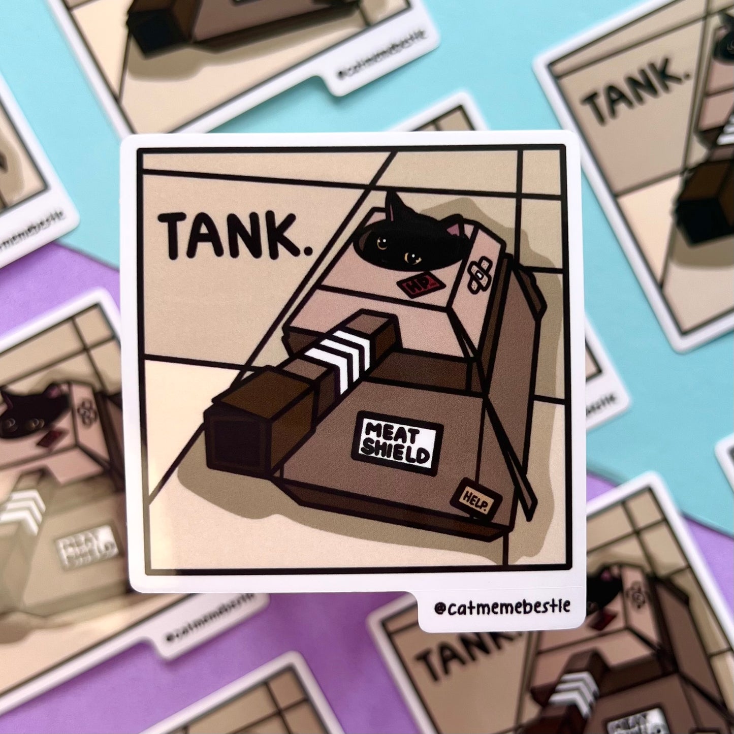 "tank" sticker