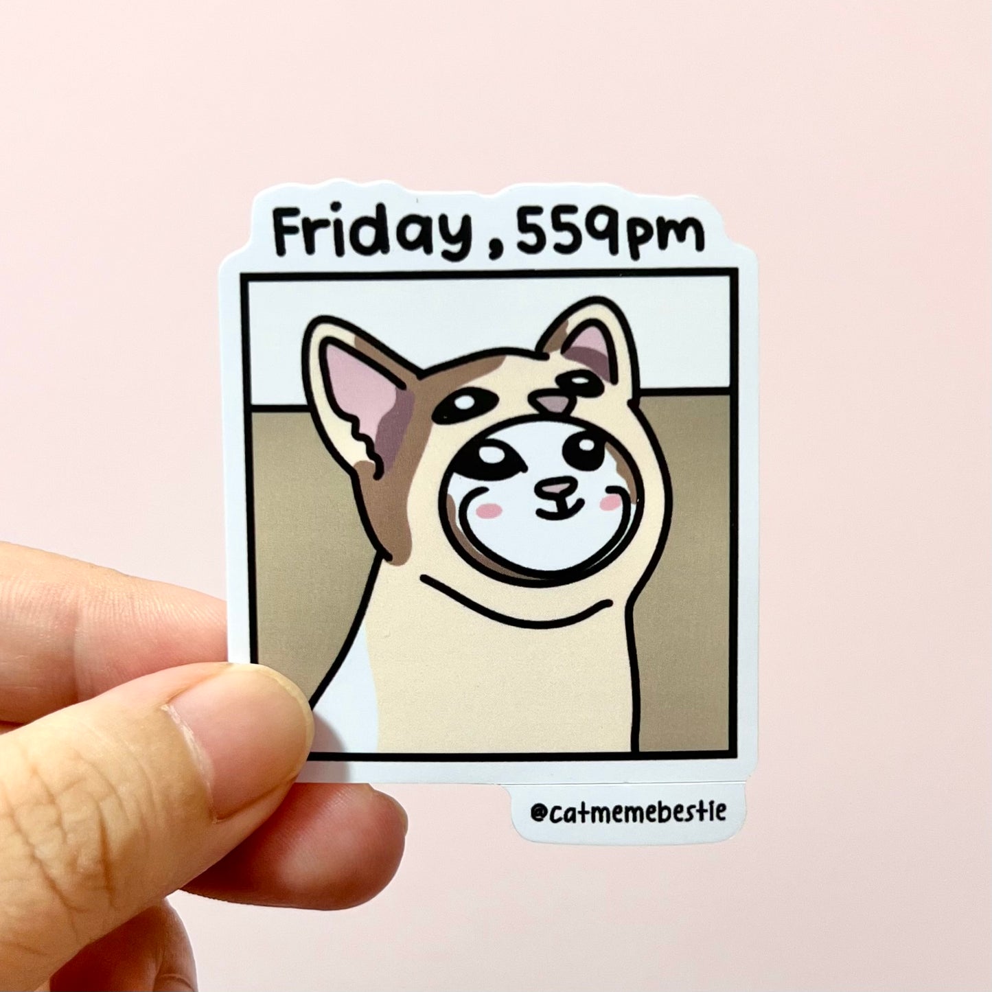 "friday, 559pm" sticker