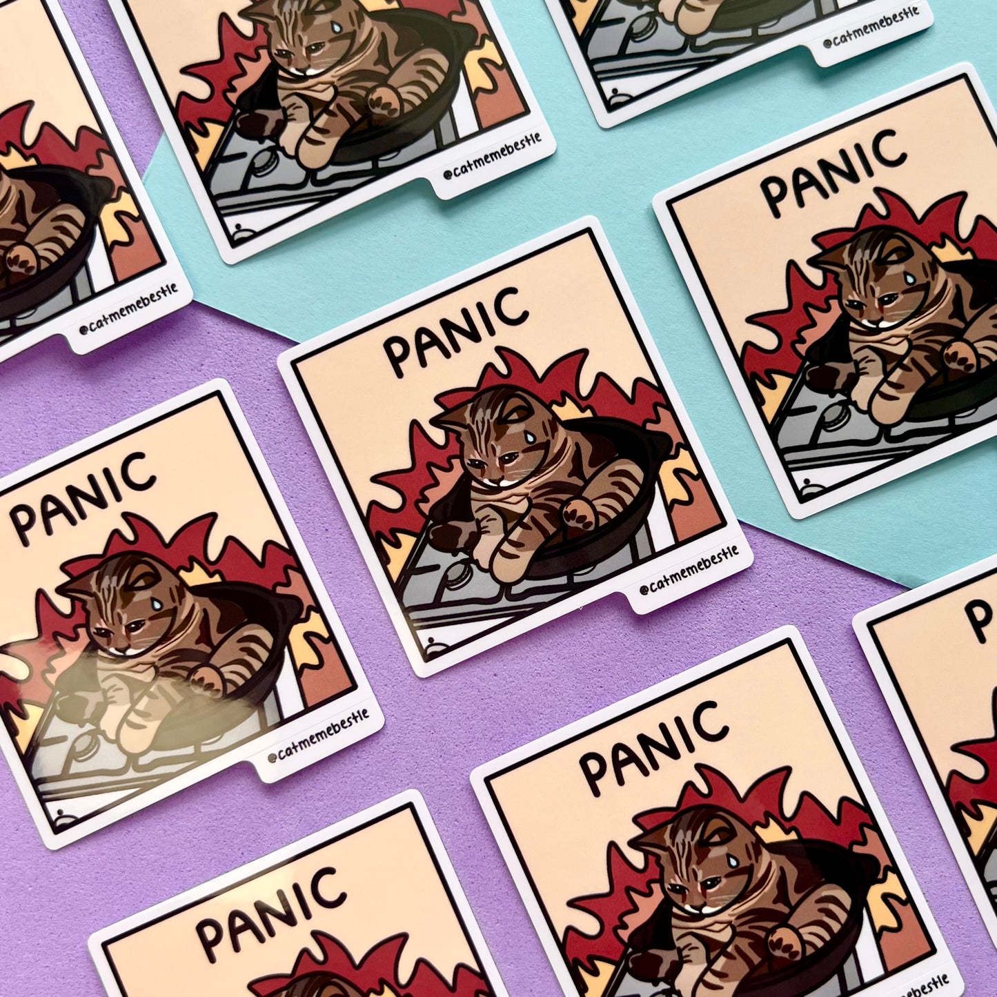 "panic" sticker