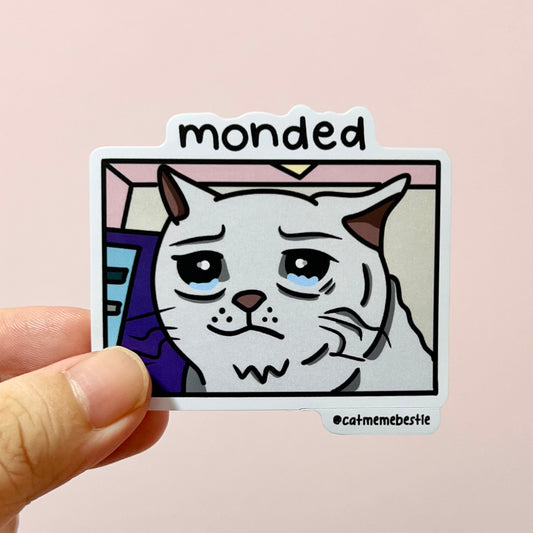 "monded" sticker