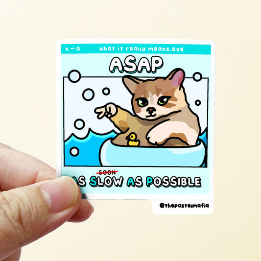 (limited) "ASAP" sticker