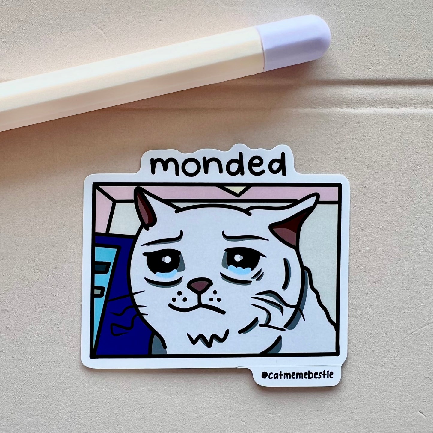 "monded" sticker