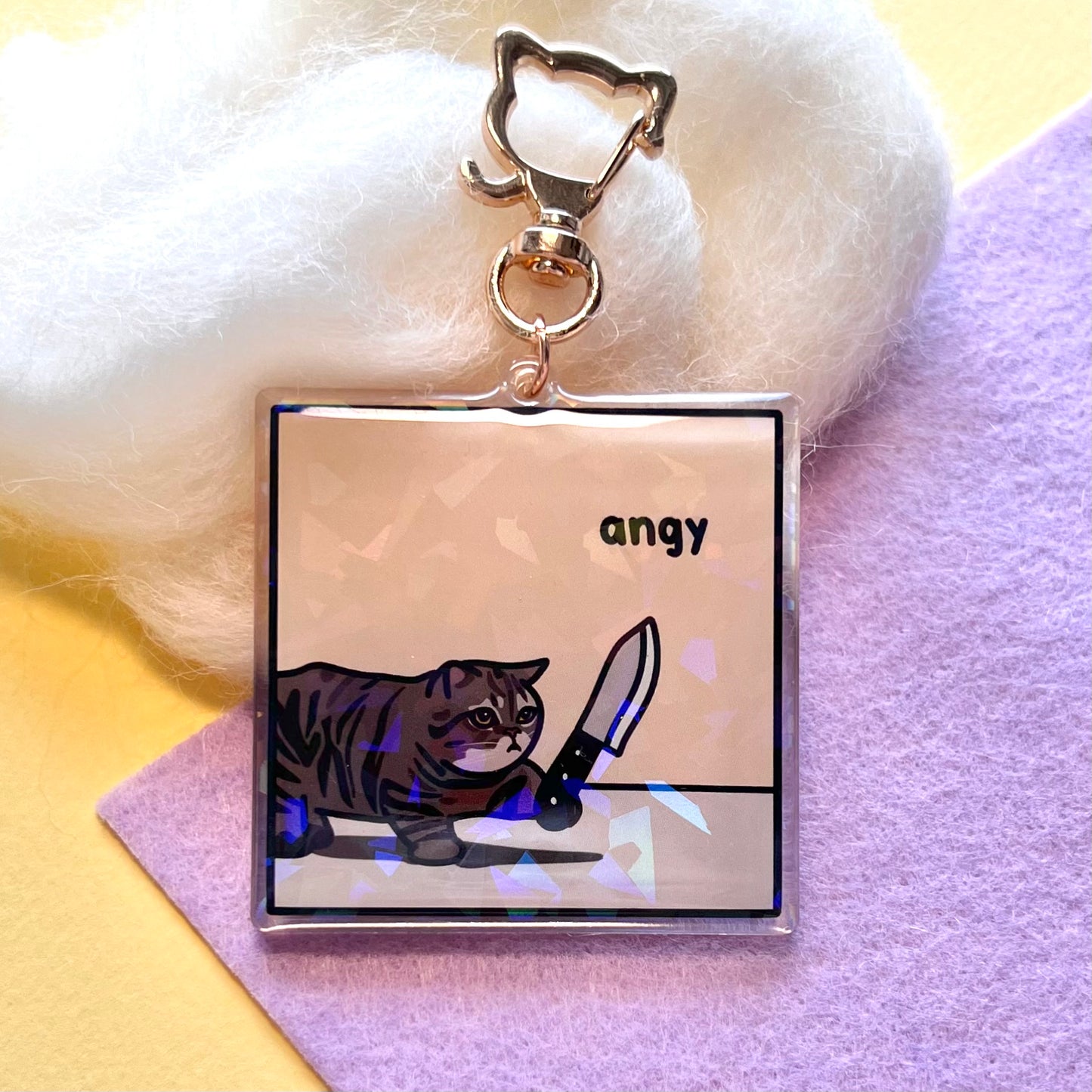 "angy" keychain