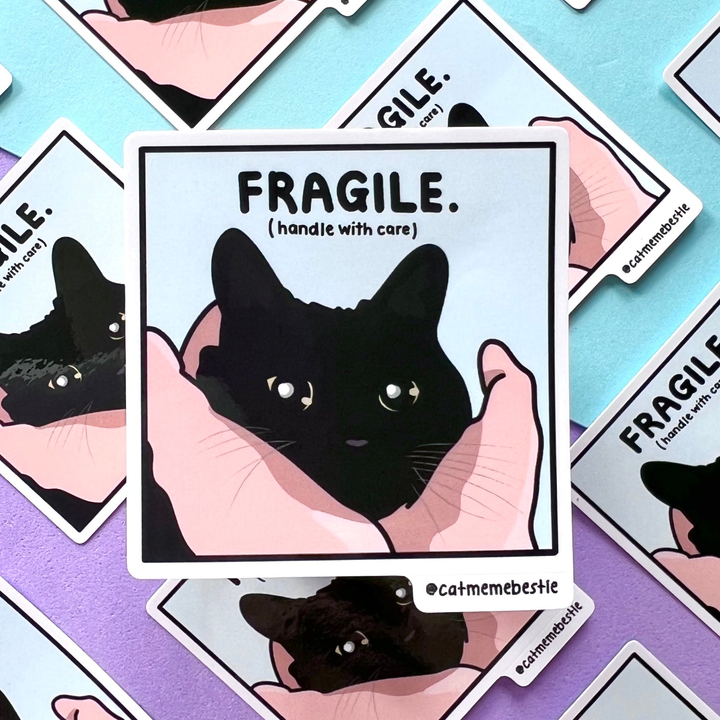 "fragile" sticker