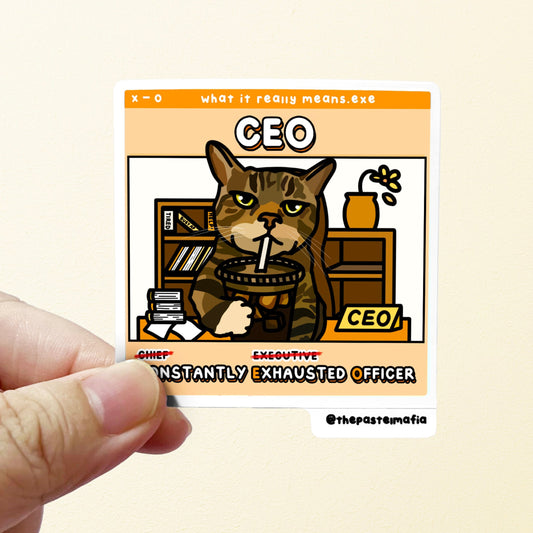 (limited) "CEO" sticker