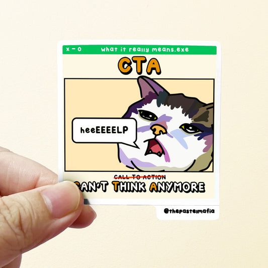 (limited) "CTA" sticker