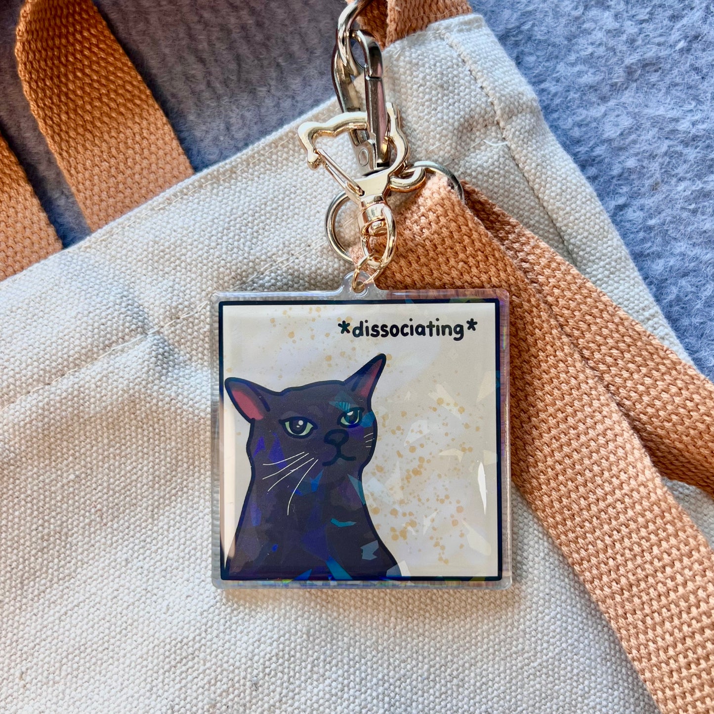 "dissociating" keychain