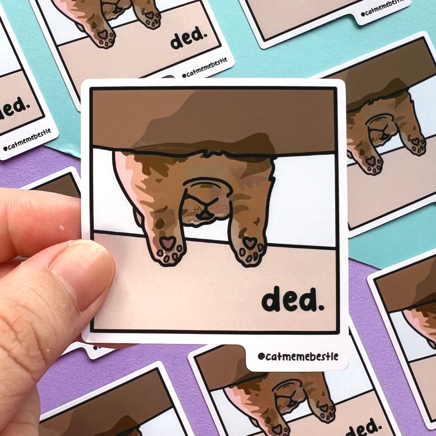 "ded" sticker