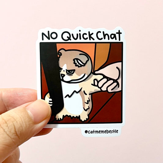 "no quick chat" sticker