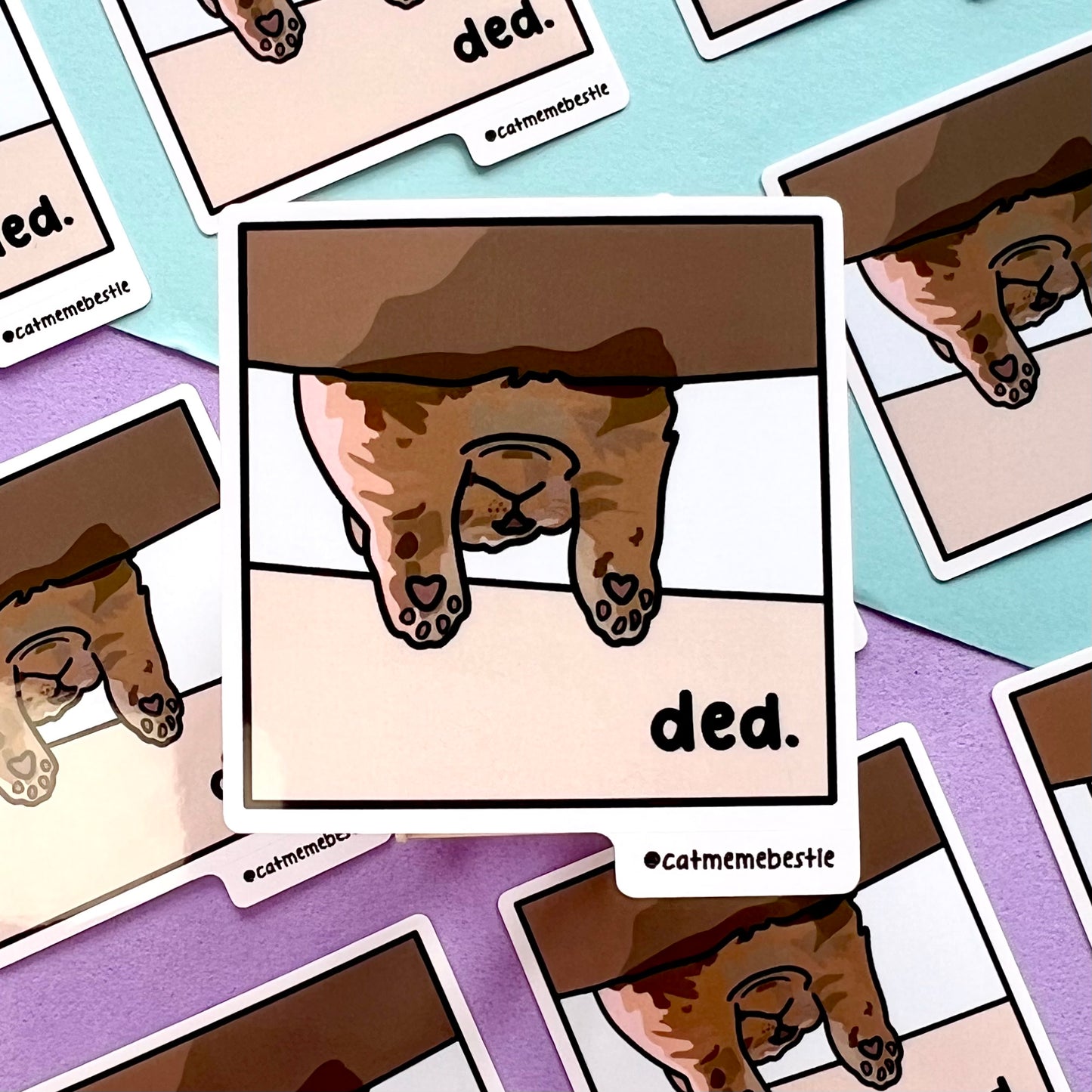 "ded" sticker