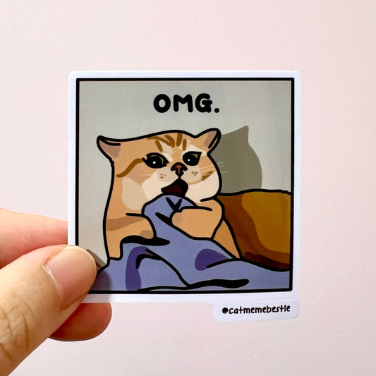 "omg" sticker