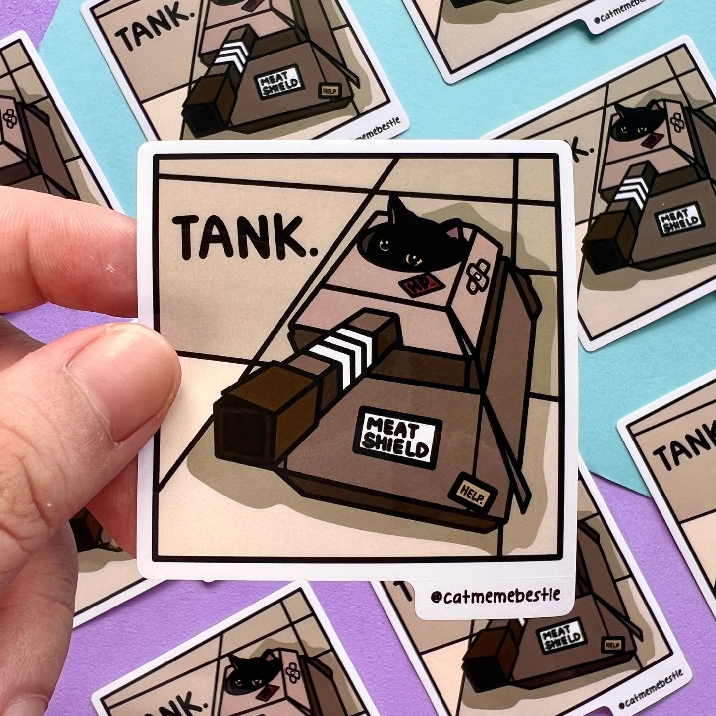 "tank" sticker