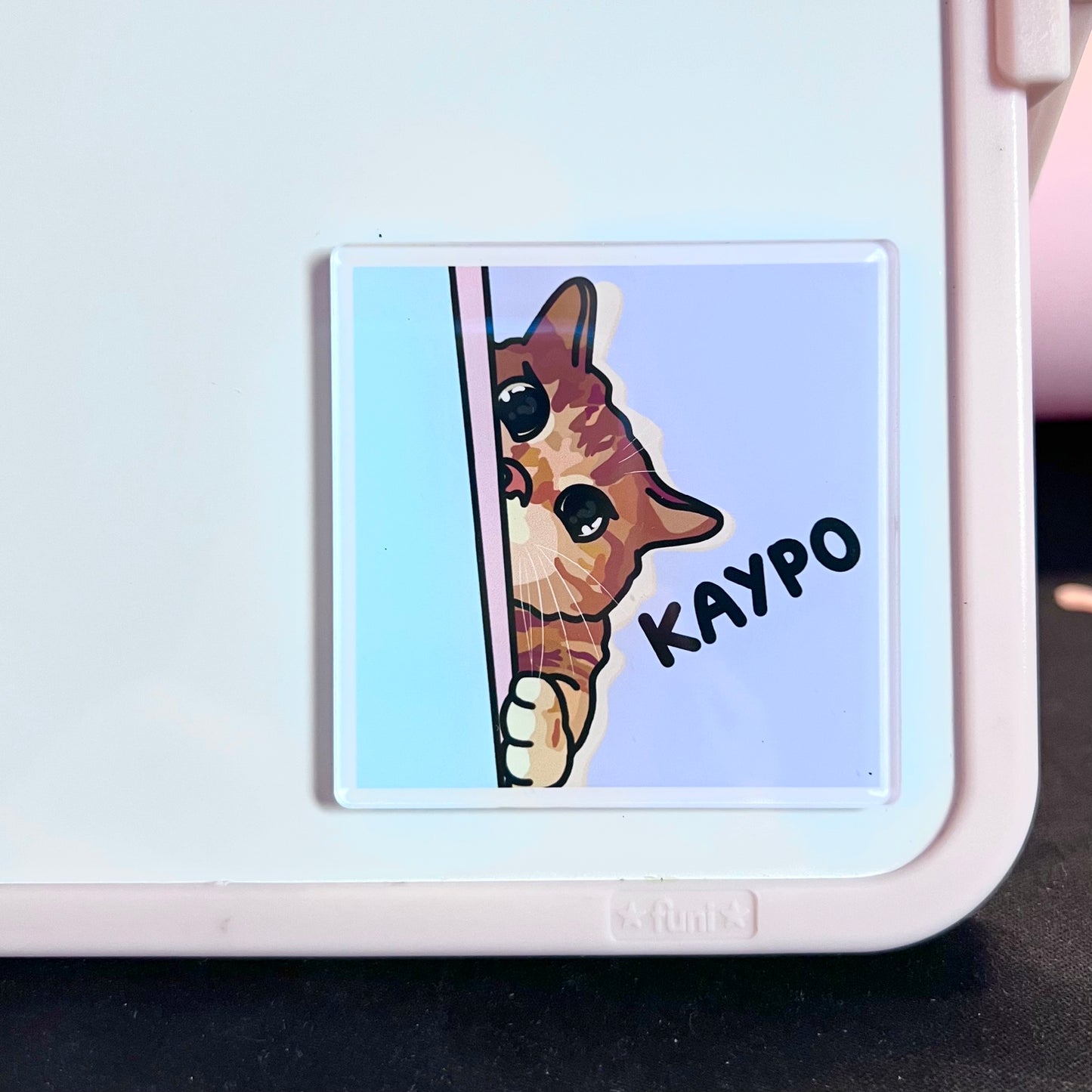 "kaypo" acrylic magnet