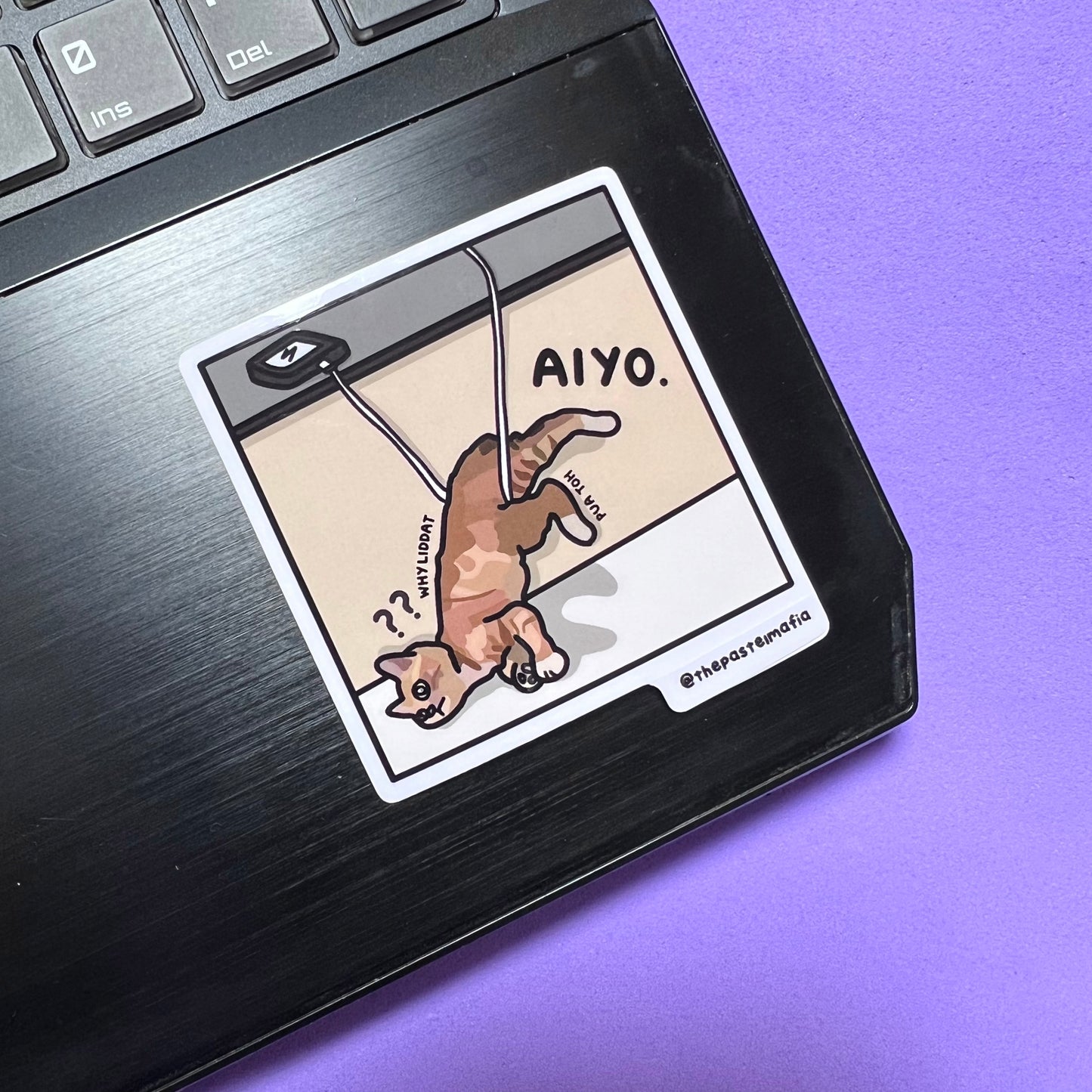 "aiyo" sticker