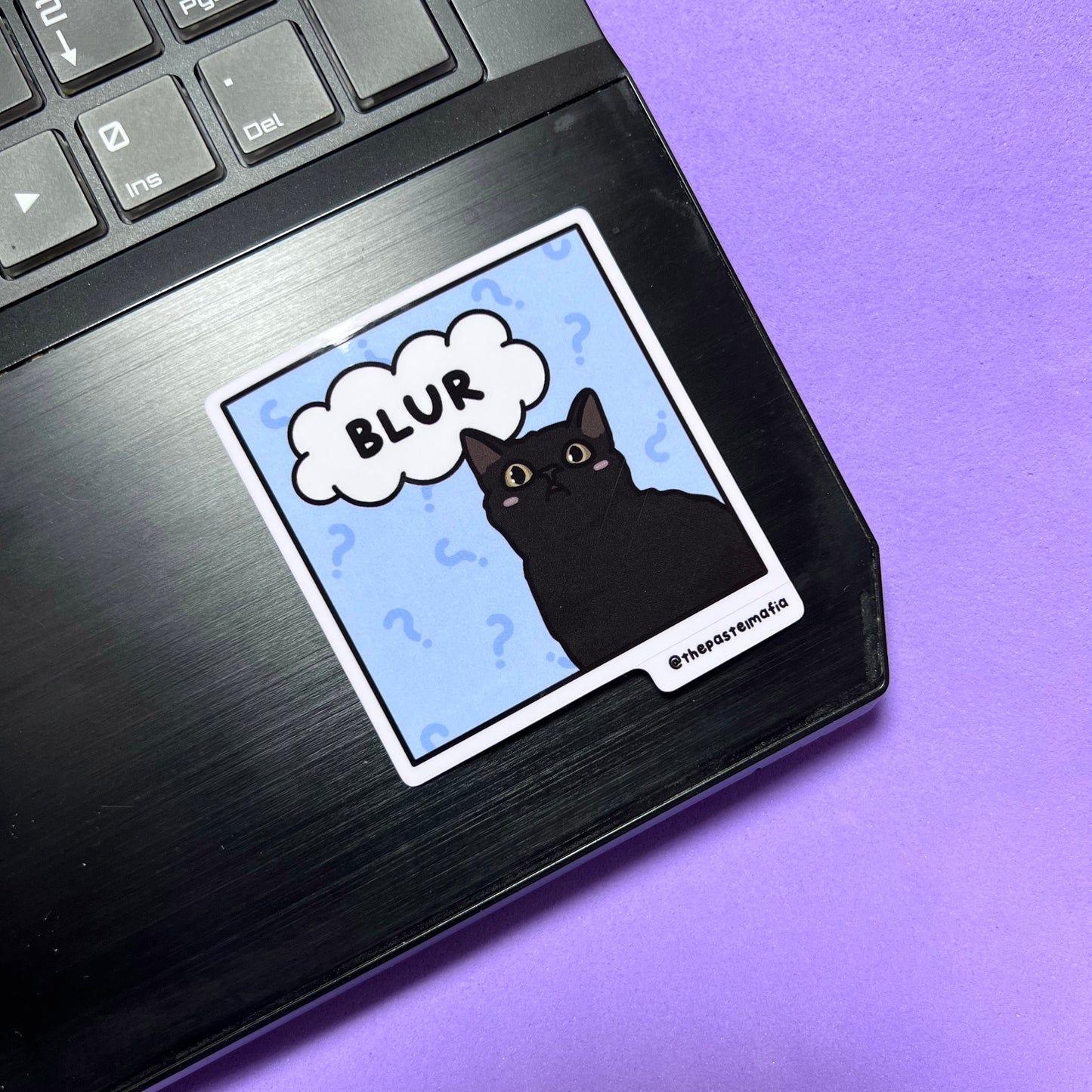 "blur" sticker