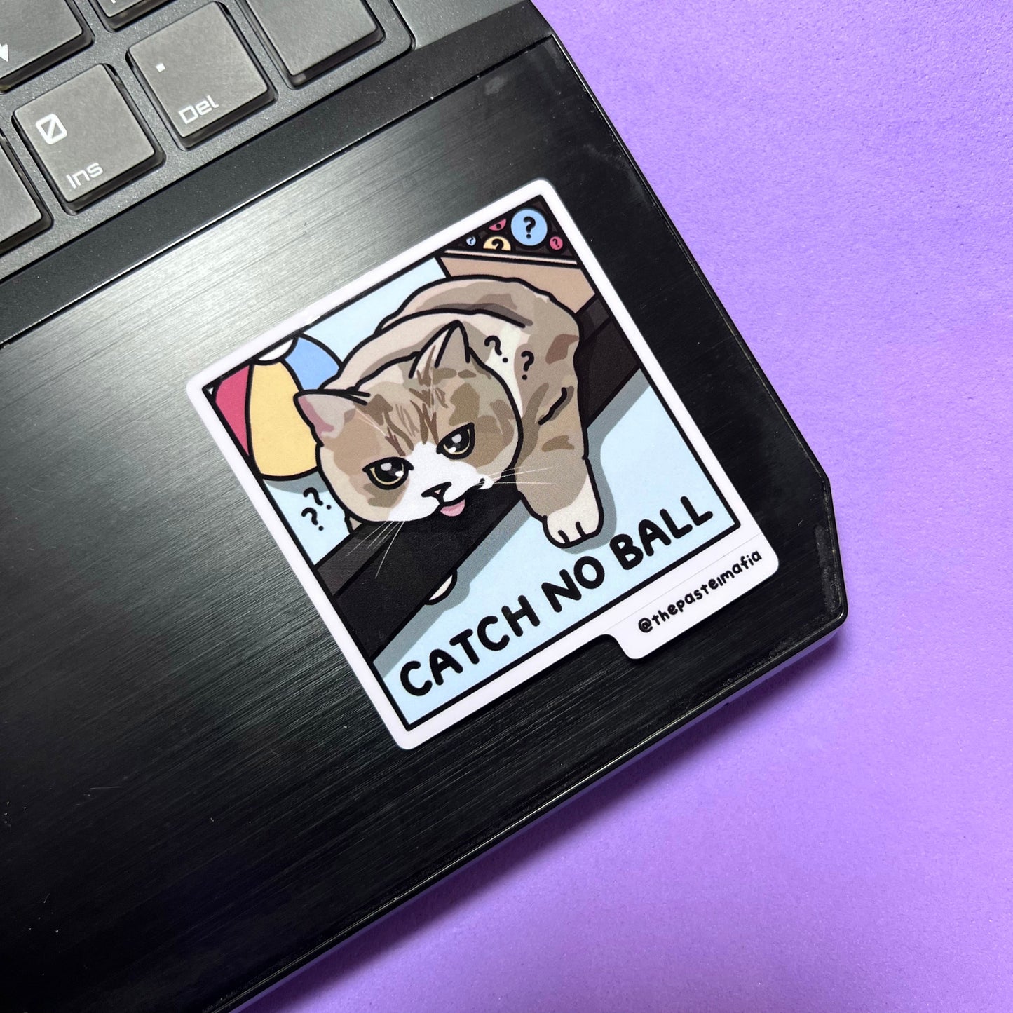 "catch no ball" sticker