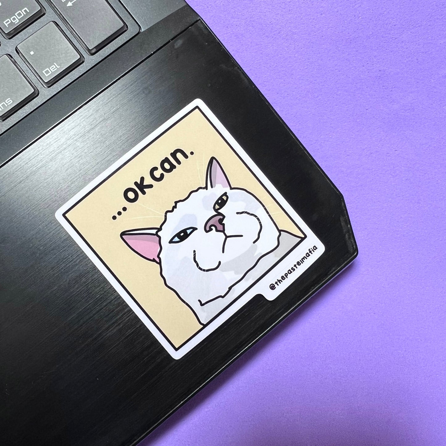 "ok can" sticker