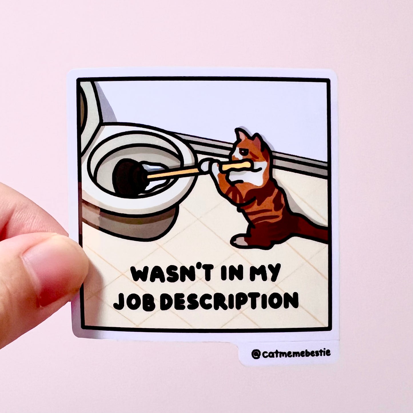 "job description" sticker