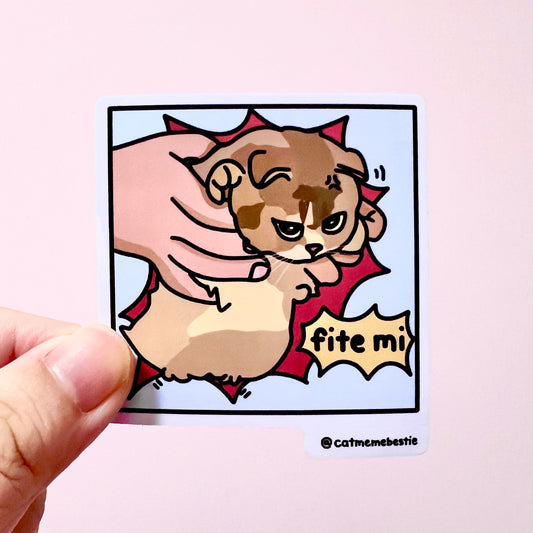 "fite mi" sticker