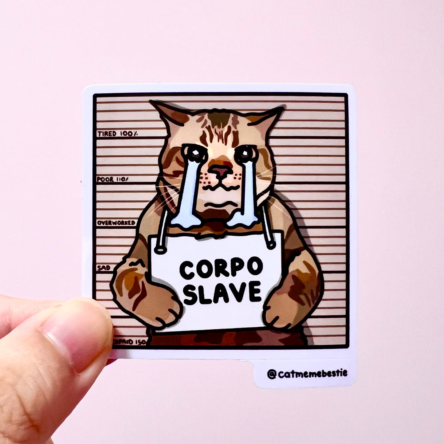 "corpo slave" sticker