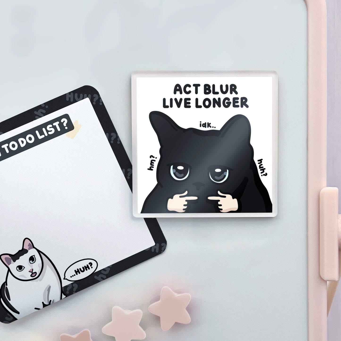 "act blur live longer" acrylic magnet