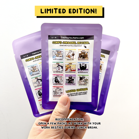 (limited) corpo abbreviations keychain mystery bag