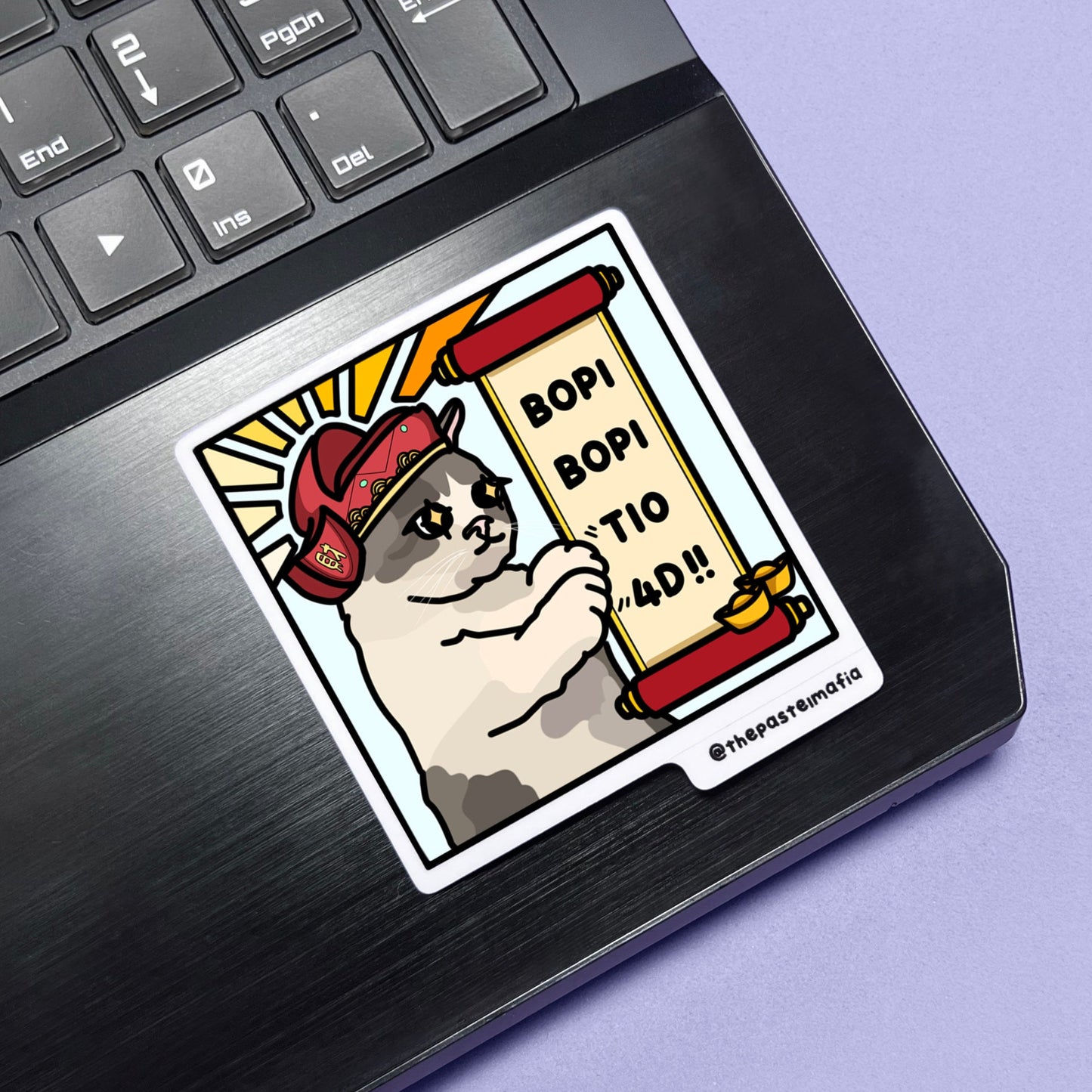 "bopi bopi tio 4d" sticker