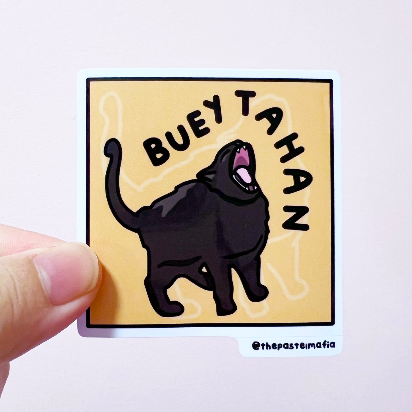 "buey tahan" sticker