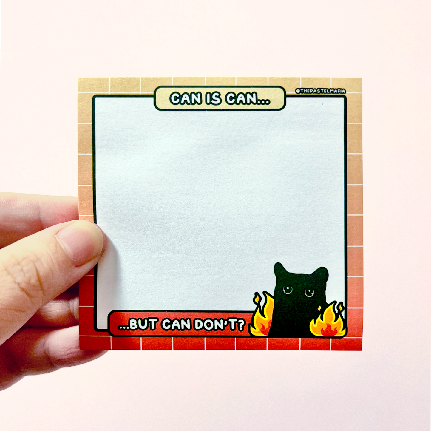 "can is can but can don't?" sticky notes