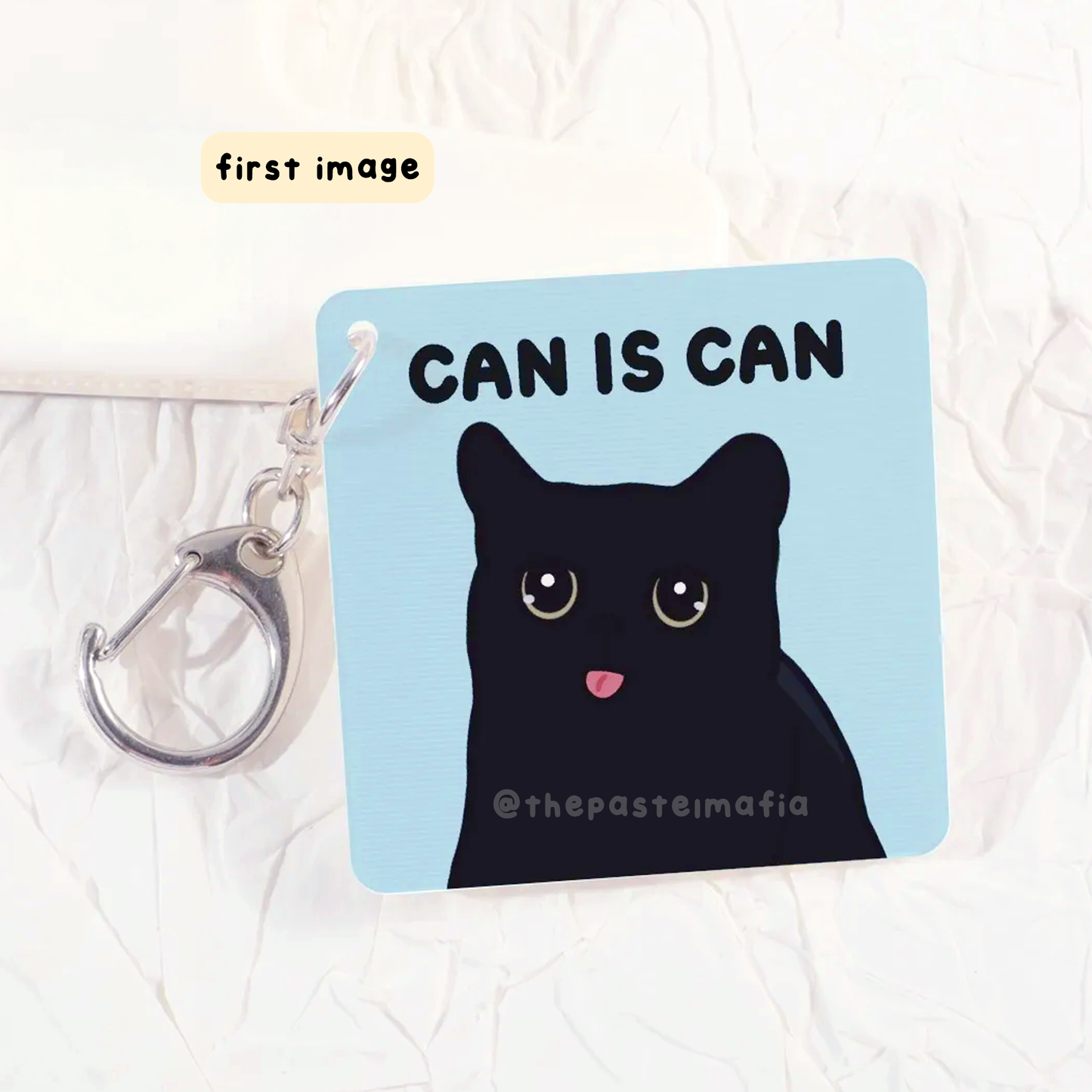 (limited) "can is can, but can don't?" lenticular keychain