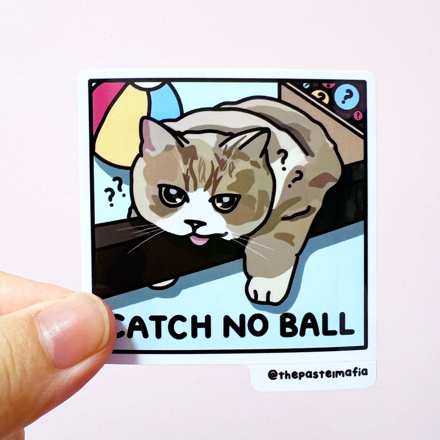 "catch no ball" sticker