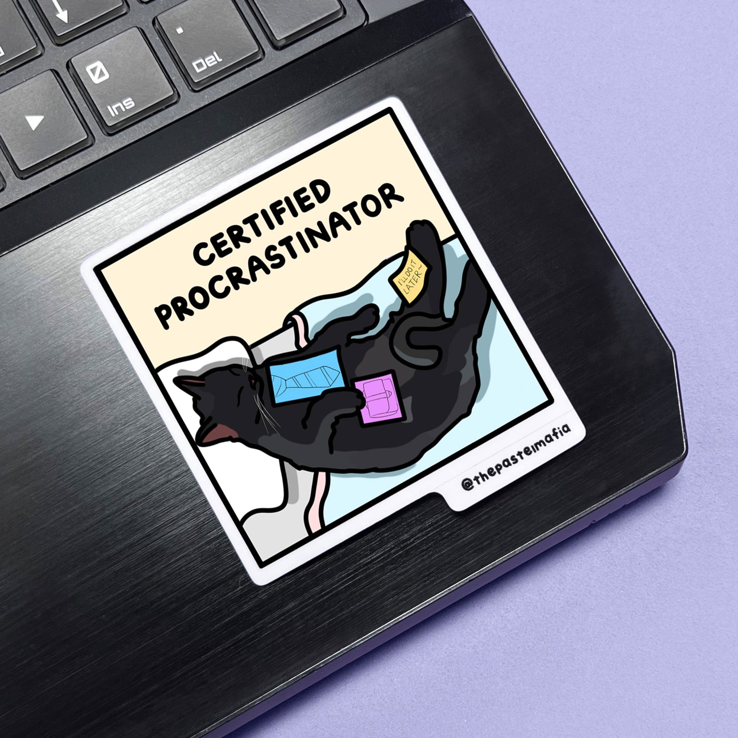 "certified procrastinator" sticker
